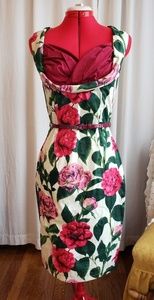 Lindy Bop Floral 'Ophelia' Swing Dress